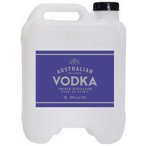 Australian Distilling Vodka 40% 10 LT Drum