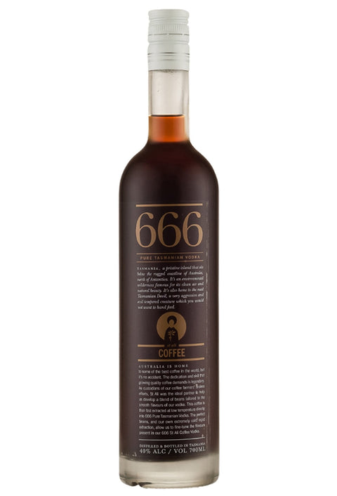 666 Vodka St Ali Coffee 40% 700 ML Btl