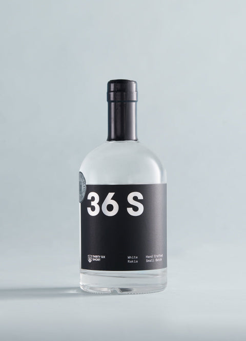 36 Short White Rakia 45% 500 ML Btl